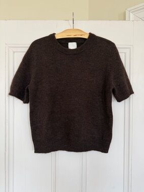 H&M Crewneck Short-Sleeve Sweater